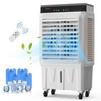 VEVOR Evaporative Air Cooler, 2100 CFM, 135° Oscillating Swamp Cooler with Adjustable 3 Speeds and 12 H Timer, 7 Gal Portabl...