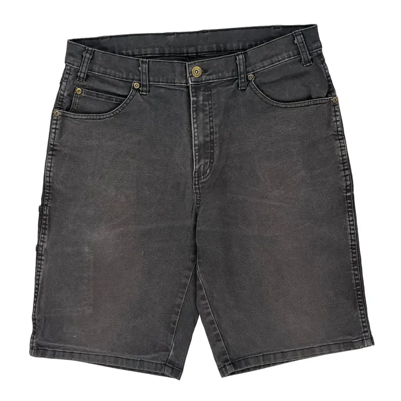 Levis Denim Shorts - 34W 11L Black Cotton