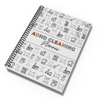 ADHD Cleaning and Organizing Toolkit, Weekly & Monthly & Annual Cleaning Checklist Notebook, Household Cleaning Schedule, Org...