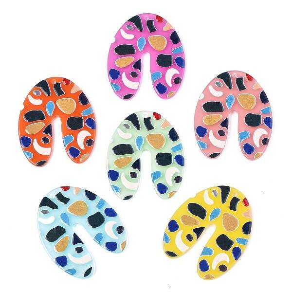 Translucent Cellulose Acetate(Resin) Pendants