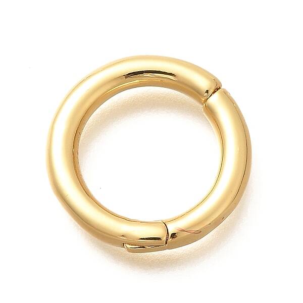 Rack Plating Ring Brass Spring Gate Clasps