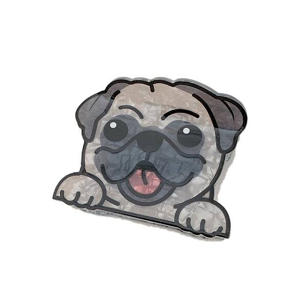 Dog Theme Acrylic Claw Hair Clips