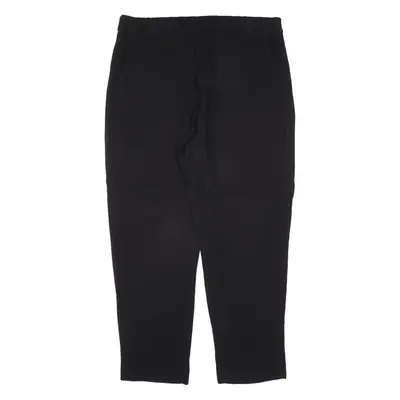 PIAZZA SEMPIONE Trousers Black Regular Tapered Womens W33 L25
