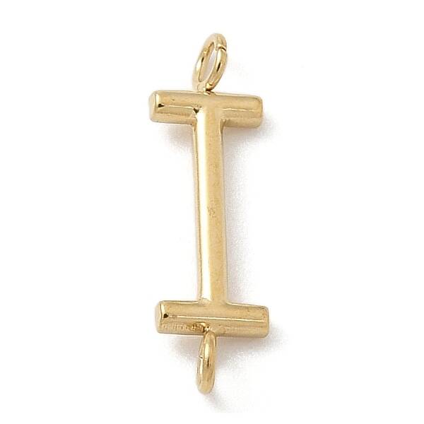 304 Stainless Steel Letter Connector Charms