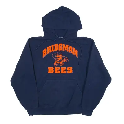 Bridgman Bees USA Hoodie Blue Pullover Mens S