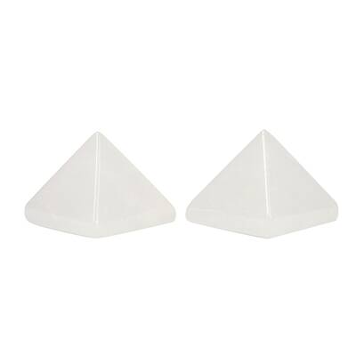 Natural Quartz Crystal Orgonite Pyramid Display Decorations