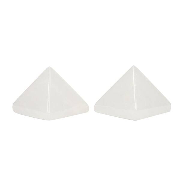 Natural Quartz Crystal Orgonite Pyramid Display Decorations