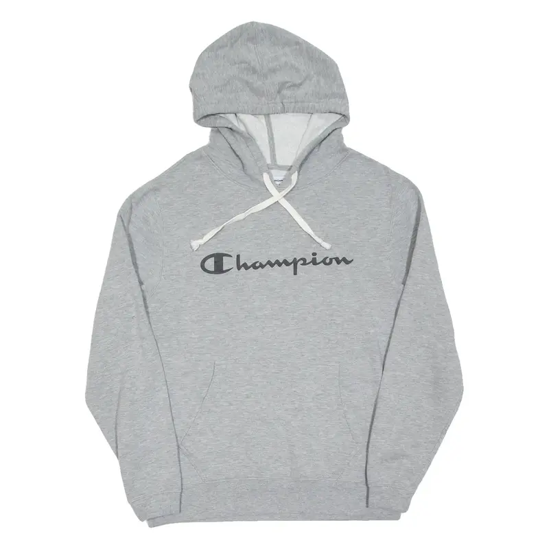 CHAMPION Mens Grey Hoodie M