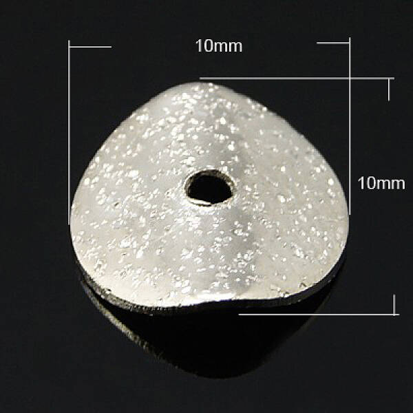 Alloy Wavy Spacer Beads