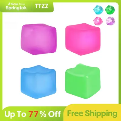 Stress Relief Fidget Cube - Sensory Toy for Adults and Kids, Anxiety Relief with Gel Filling, Squishy Toys for Home and Class...