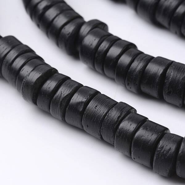 Dyed Natural Coconut Disc Bead Strands