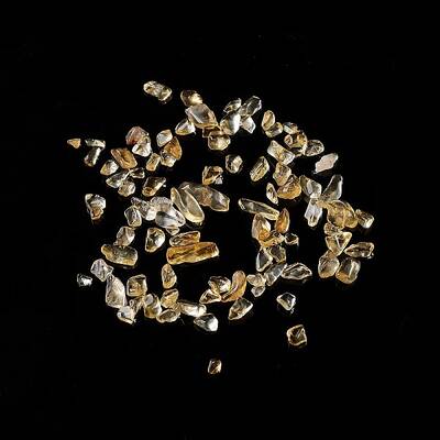 Natural Citrine Chip Beads