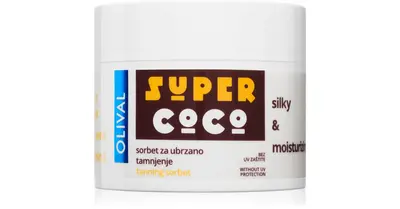 Olival SUPER Coco water sorbet moisturizing body to accelerate tanning 100 ml