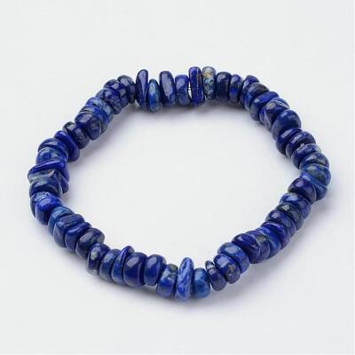 Natural Lapis Lazuli Beaded Stretch Bracelets