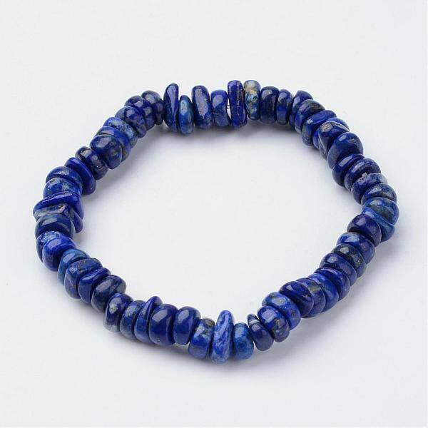 Natural Lapis Lazuli Beaded Stretch Bracelets