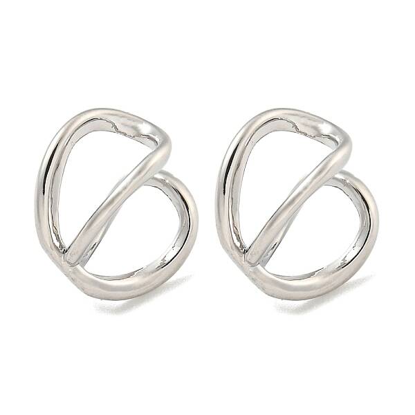 Rack Plating Brass Cuff Earrings for Women