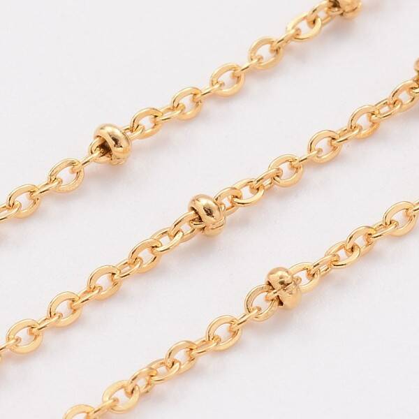 3.28 Feet Ion Plating(IP) 304 Stainless Steel Cable Chains