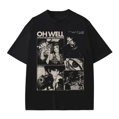 Cowboy Bebop Shirt Vintage Anime Merch, unisex Cowboy Bebop Shirt