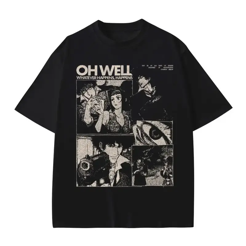 Cowboy Bebop Shirt Vintage Anime Merch, unisex Cowboy Bebop Shirt