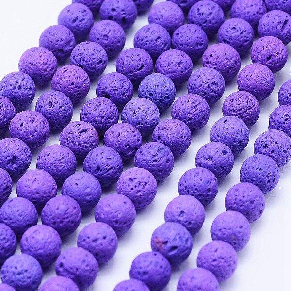 Natural Lava Rock Beads Strands