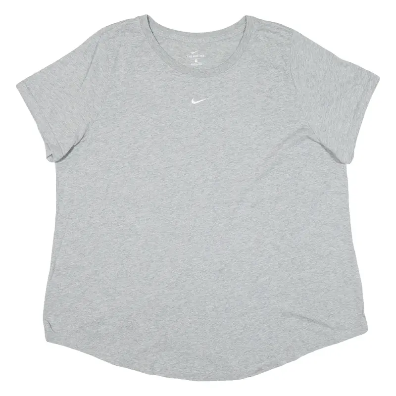 NIKE Womens T-Shirt Grey XL