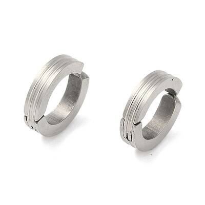 Non-Tarnish 304 Stainless Steel Clip-on Earrings