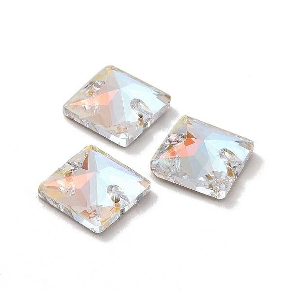 Square Shape Sew on Rhinestone