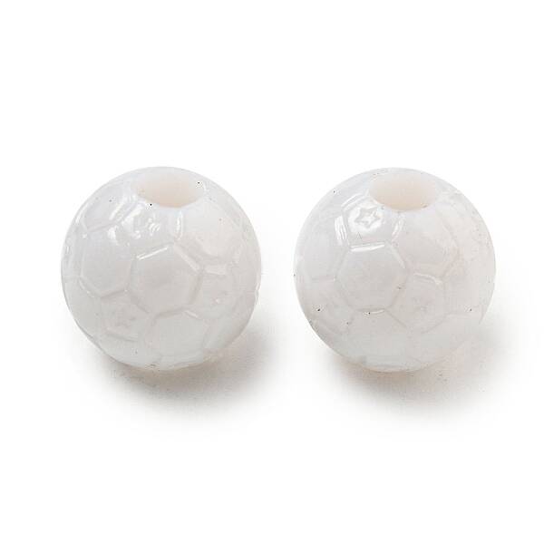 Opaque Acrylic European Beads