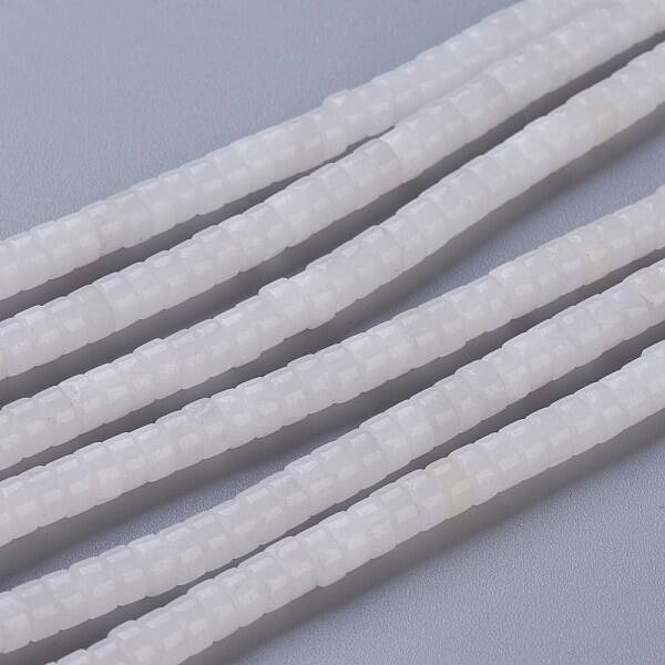 Natural White Jade Beads Strands