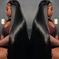 Bling Hair Straight 13x6 Hd Lace Front Wigs Human Hair 180 Density 13x4 Transparent Lace Frontal Wigs with Baby Hair Natural ...