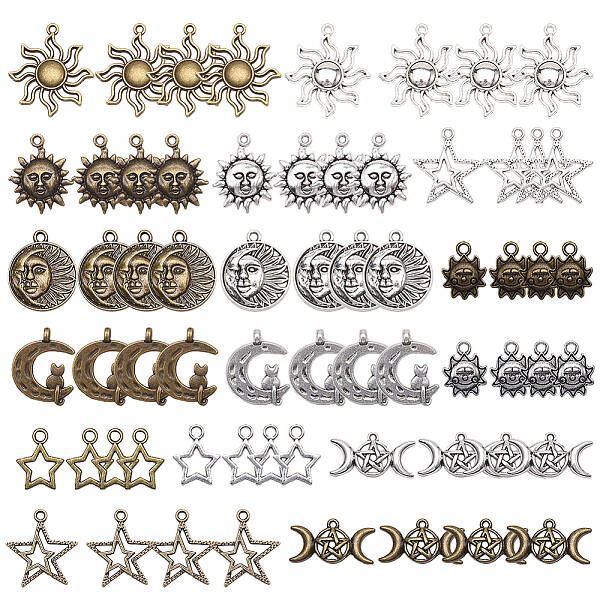 Tibetan Style Alloy Pendants