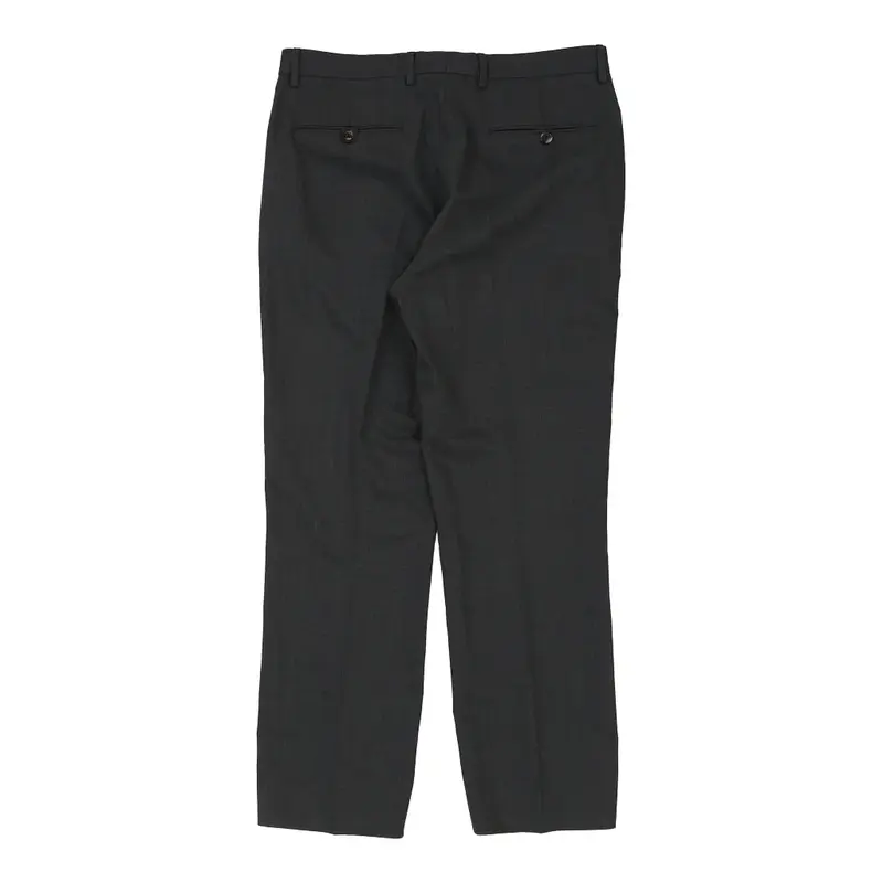 Hugo Boss Trousers - 34W 32L Grey Wool