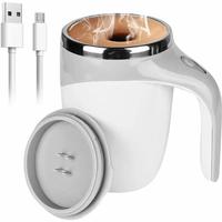 Fully automatic magnetic stirring coffee cup, electric stainless steel self stirring coffee pot, home kitchen, office travel ...