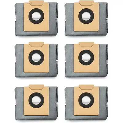 eufy 6-Pack Large Capacity Dust Bags Compatible with X10 Pro Omni Robot Vacuum