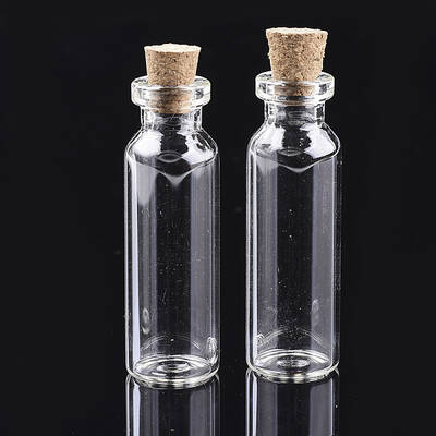 Glass Jar Glass Bottles Bead Containers