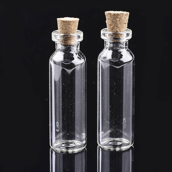 Glass Jar Glass Bottles Bead Containers