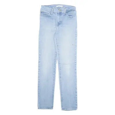 LEVI'S Slimming Womens Jeans Blue Slim Skinny Stone Wash W27 L32
