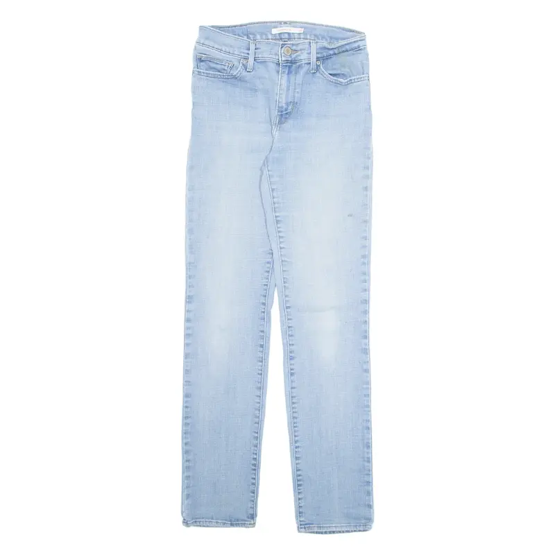 LEVI'S Slimming Womens Jeans Blue Slim Skinny Stone Wash W27 L32