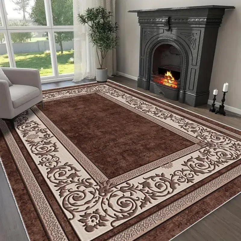 Boho Style Carpet, Non-slip Soft Floor Mat, Decorative Area Rug, Machine Washable Rug for Home Living Room Bedroom Kitchen St...