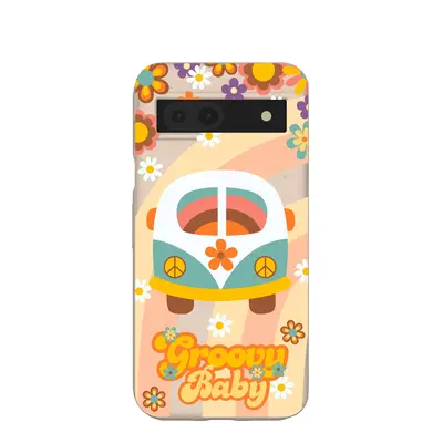 Seashell Groovy Bus Google Pixel 8a Case
