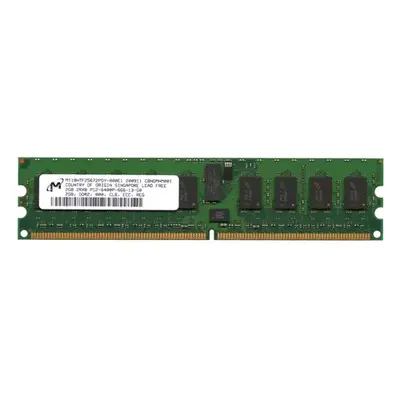 Micron MT18HTF25672PDY-800E1 | 2GB DDR2-800MHz PC2-6400 ECC Registered RDIMM CL6 2Rx8 1.8V 240-Pin Memory Module