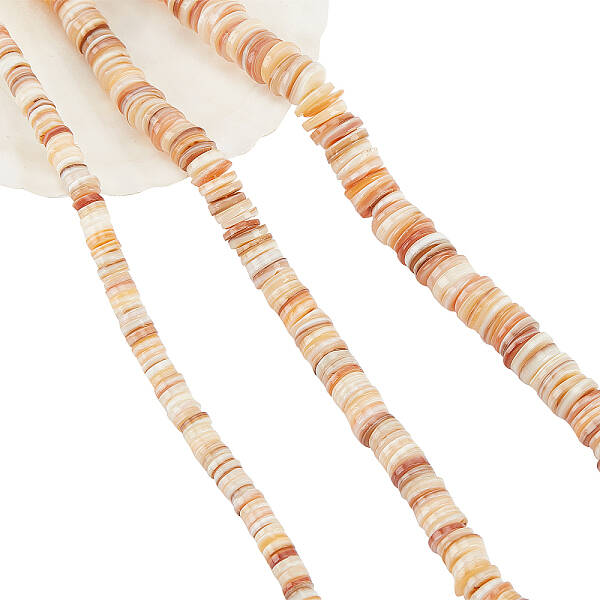3 Strands 3 Styles Natural Freshwater Shell Beads Strands