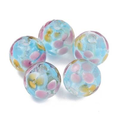Round Lampwork Beads
