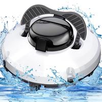 【2024 Upgrade】 MOBECK Cordless Pool Vacuum for above Ground Pool, Automatic Robotic Pool Cleaner Dual-Drive Motors Self-P...