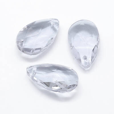 Faceted Glass Pendants