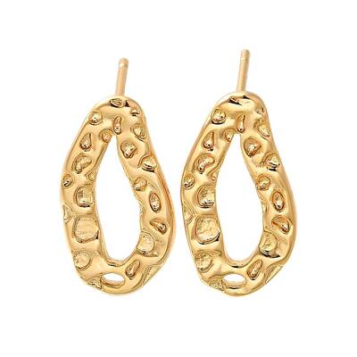 Brass Stud Earrings