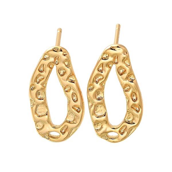 Brass Stud Earrings