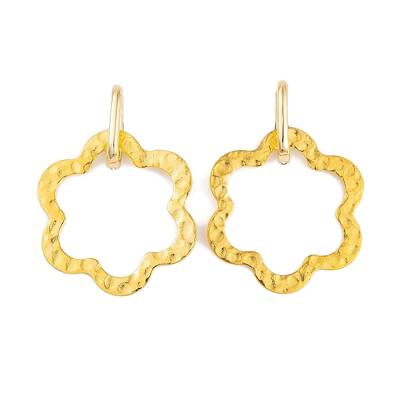 Rack Plating Brass Earrings