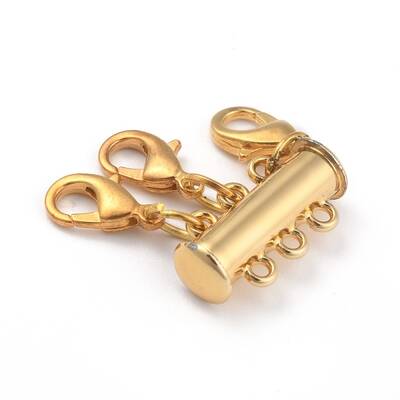 Alloy Magnetic Slide Lock Clasps