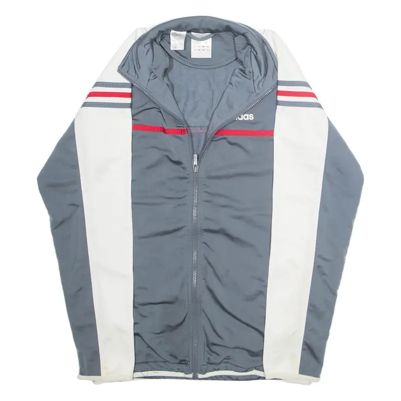 ADIDAS Mens Shell Jacket Grey M